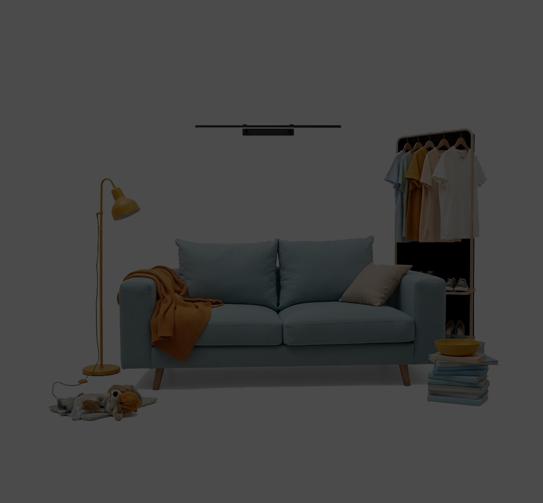 FROM THE SMALLEST SHIRTS, TO THE LARGEST SOFA